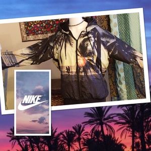 Rare Nike jacket windbreaker Sunset🌅 air force